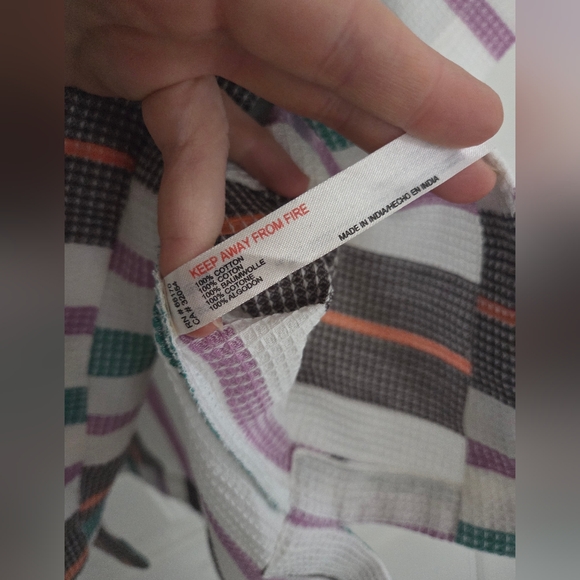 Free People Endless Summer Soleil Time Polo Shirt Top S *Kauai Combo* - Picture 8 of 10